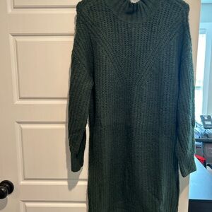 NWOT old navy green sweater dress size small